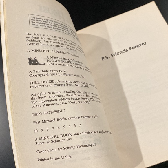 Full House Stephanie #8: P.S Friends Forever by Devra Newberger Speregen - Novel - Picture 4 of 6